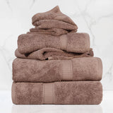 Madison Egyptian Cotton Plush Heavyweight 6 Piece Towel Set - Egyptian Cotton Towel Set by Superior Brand