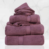 Madison Egyptian Cotton Plush Heavyweight 6 Piece Towel Set - Egyptian Cotton Towel Set by Superior Brand