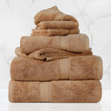 Madison Egyptian Cotton Plush Heavyweight 6 Piece Towel Set - Egyptian Cotton Towel Set by Superior Brand