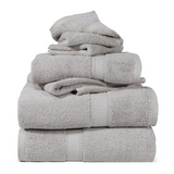 Madison Egyptian Cotton Plush Heavyweight 6 Piece Towel Set - Egyptian Cotton Towel Set by Superior Brand