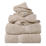 Madison Egyptian Cotton Plush Heavyweight 6 Piece Towel Set - Egyptian Cotton Towel Set by Superior Brand