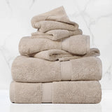 Madison Egyptian Cotton Plush Heavyweight 6 Piece Towel Set - Egyptian Cotton Towel Set by Superior Brand