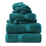 Madison Egyptian Cotton Plush Heavyweight 6 Piece Towel Set - Egyptian Cotton Towel Set by Superior Brand