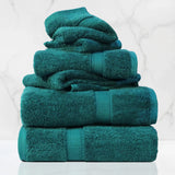 Madison Egyptian Cotton Plush Heavyweight 6 Piece Towel Set - Egyptian Cotton Towel Set by Superior Brand