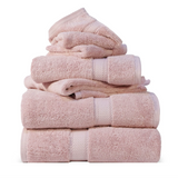 Madison Egyptian Cotton Plush Heavyweight 6 Piece Towel Set - Egyptian Cotton Towel Set by Superior Brand