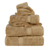 Madison Egyptian Cotton Plush Heavyweight 6 Piece Towel Set - Egyptian Cotton Towel Set by Superior Brand