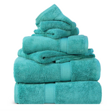Madison Egyptian Cotton Plush Heavyweight 6 Piece Towel Set - Egyptian Cotton Towel Set by Superior Brand