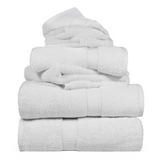Madison Egyptian Cotton Plush Heavyweight 6 Piece Towel Set - Egyptian Cotton Towel Set by Superior Brand
