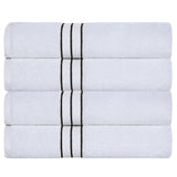 Hotel Turkish Cotton Plush Bath Towel Set 4-Piece - Bath Towel by Superior Brand