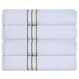 Hotel Turkish Cotton Plush Bath Towel Set 4-Piece - Bath Towel by Superior Brand
