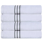 Hotel Turkish Cotton Plush Bath Towel Set 4-Piece - Bath Towel by Superior Brand