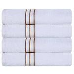 Hotel Turkish Cotton Plush Bath Towel Set 4-Piece - Bath Towel by Superior Brand