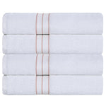 Hotel Turkish Cotton Plush Bath Towel Set 4-Piece - Bath Towel by Superior Brand