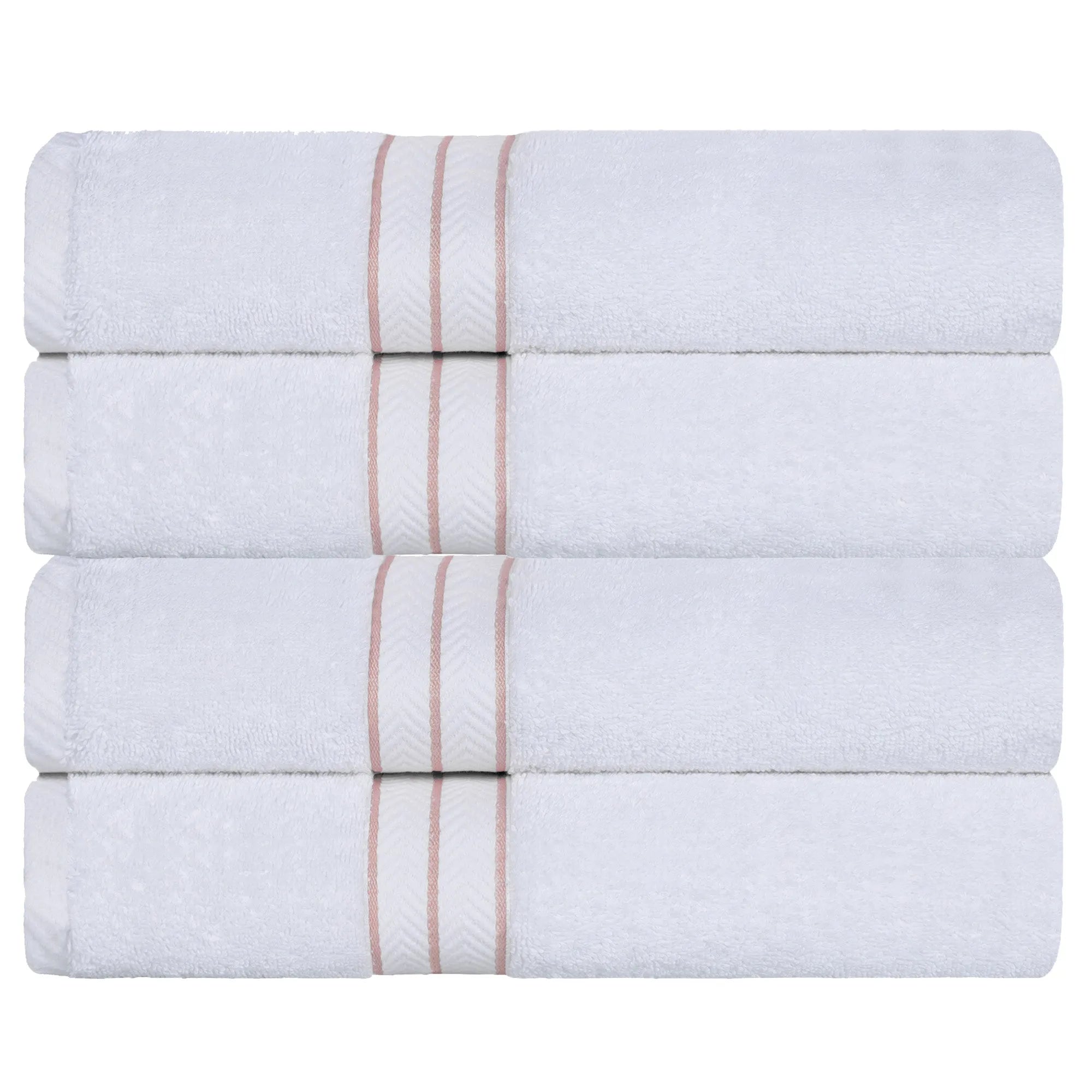 Hotel Turkish Cotton Plush Bath Towel Set 4-Piece - Bath Towel by Superior Brand
