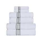 Hotel Turkish Cotton Plush Towel Set 6 Piece - Towel Set by Superior Brand