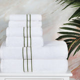 Hotel Turkish Cotton Plush Towel Set 6 Piece - Towel Set by Superior Brand