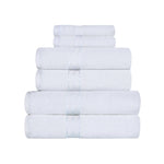 Hotel Turkish Cotton Plush Towel Set 6 Piece - Towel Set by Superior Brand