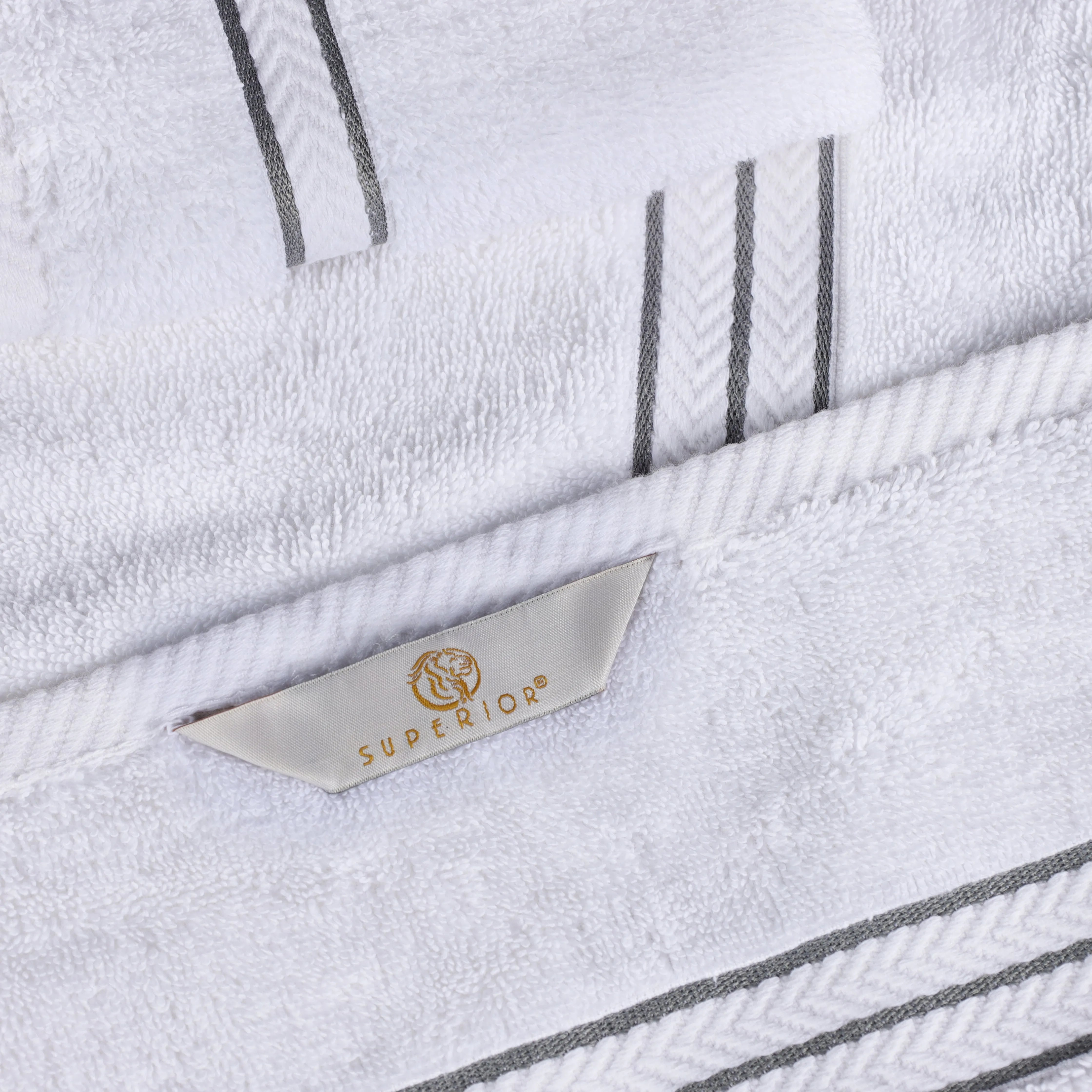 Hotel Turkish Cotton Plush Bath Towel Set 4-Piece - Bath Towel by Superior Brand
