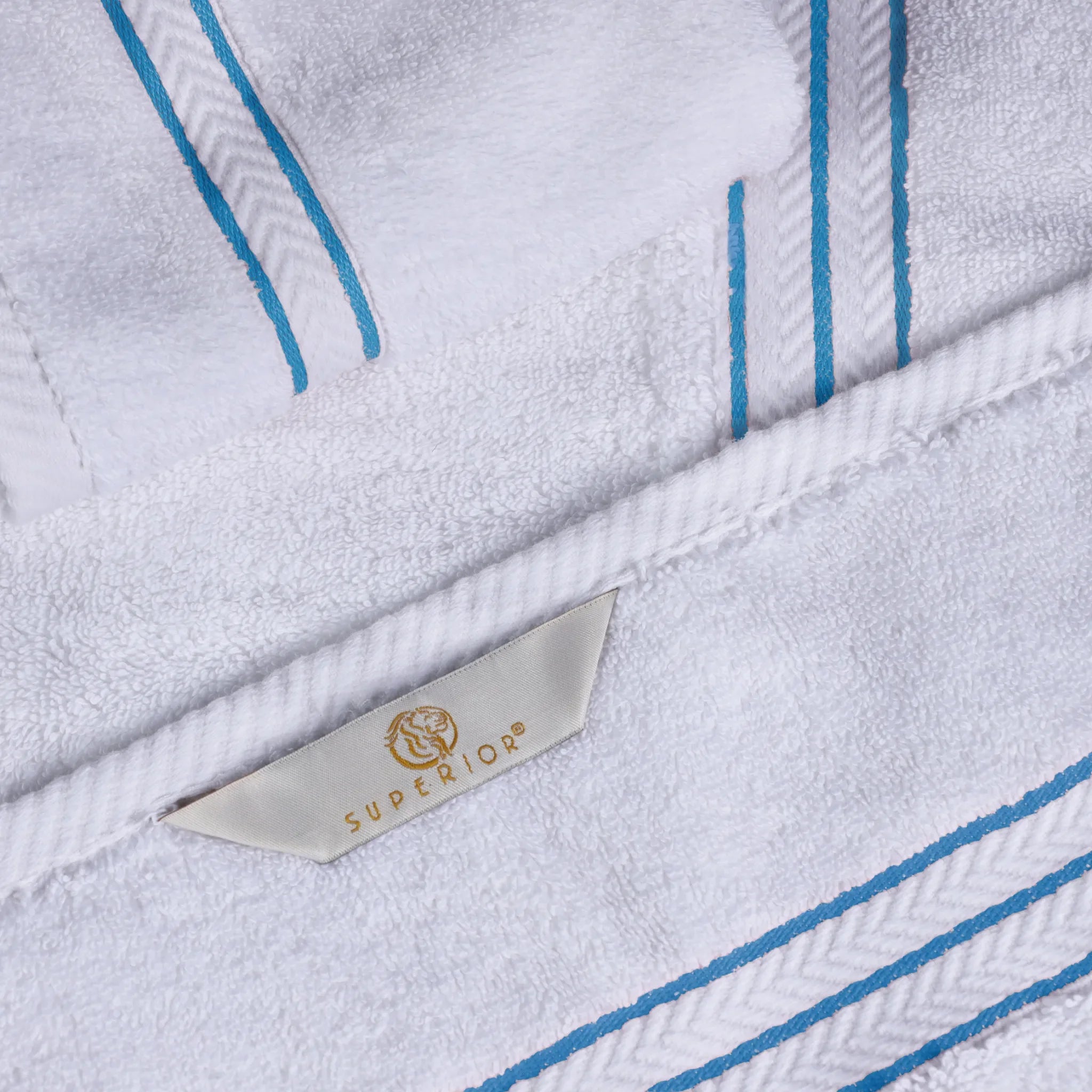 Hotel Turkish Cotton Plush Towel Set 6 Piece - Towel Set by Superior Brand