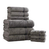 Egyptian Cotton Heritage Plush Towel Set 9 Piece - Egyptian Cotton Towel Set by Superior Brand