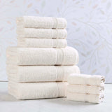 Egyptian Cotton Heritage Plush Towel Set 9 Piece - Egyptian Cotton Towel Set by Superior Brand