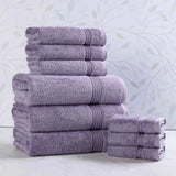Egyptian Cotton Heritage Plush Towel Set 9 Piece - Egyptian Cotton Towel Set by Superior Brand