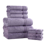 Egyptian Cotton Heritage Plush Towel Set 9 Piece - Egyptian Cotton Towel Set by Superior Brand