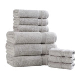 Egyptian Cotton Heritage Plush Towel Set 9 Piece - Egyptian Cotton Towel Set by Superior Brand
