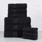Oregon Organic Cotton Medium Weight Solid 9-Piece Towel Set - Towel Set by Superior Brand