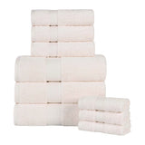 Oregon Organic Cotton Medium Weight Solid 9-Piece Towel Set - Towel Set by Superior Brand