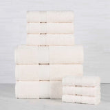 Oregon Organic Cotton Medium Weight Solid 9-Piece Towel Set - Towel Set by Superior Brand