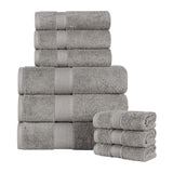 Oregon Organic Cotton Medium Weight Solid 9-Piece Towel Set - Towel Set by Superior Brand