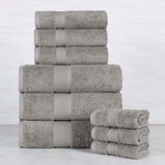 Oregon Organic Cotton Medium Weight Solid 9-Piece Towel Set - Towel Set by Superior Brand