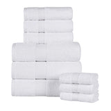Oregon Organic Cotton Medium Weight Solid 9-Piece Towel Set - Towel Set by Superior Brand