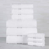 Oregon Organic Cotton Medium Weight Solid 9-Piece Towel Set - Towel Set by Superior Brand