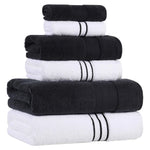 Turkish Cotton Plush Towel Set 6 Piece - Turkish Towel Bundle by Superior Brand