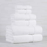 Turkish Cotton Plush Towel Set 6 Piece - Turkish Towel Bundle by Superior Brand