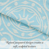 Lightweight Cotton Blend Oversized King Bedspread Sets Adalie Medallion Jacquard - Bedspread by Superior Brand