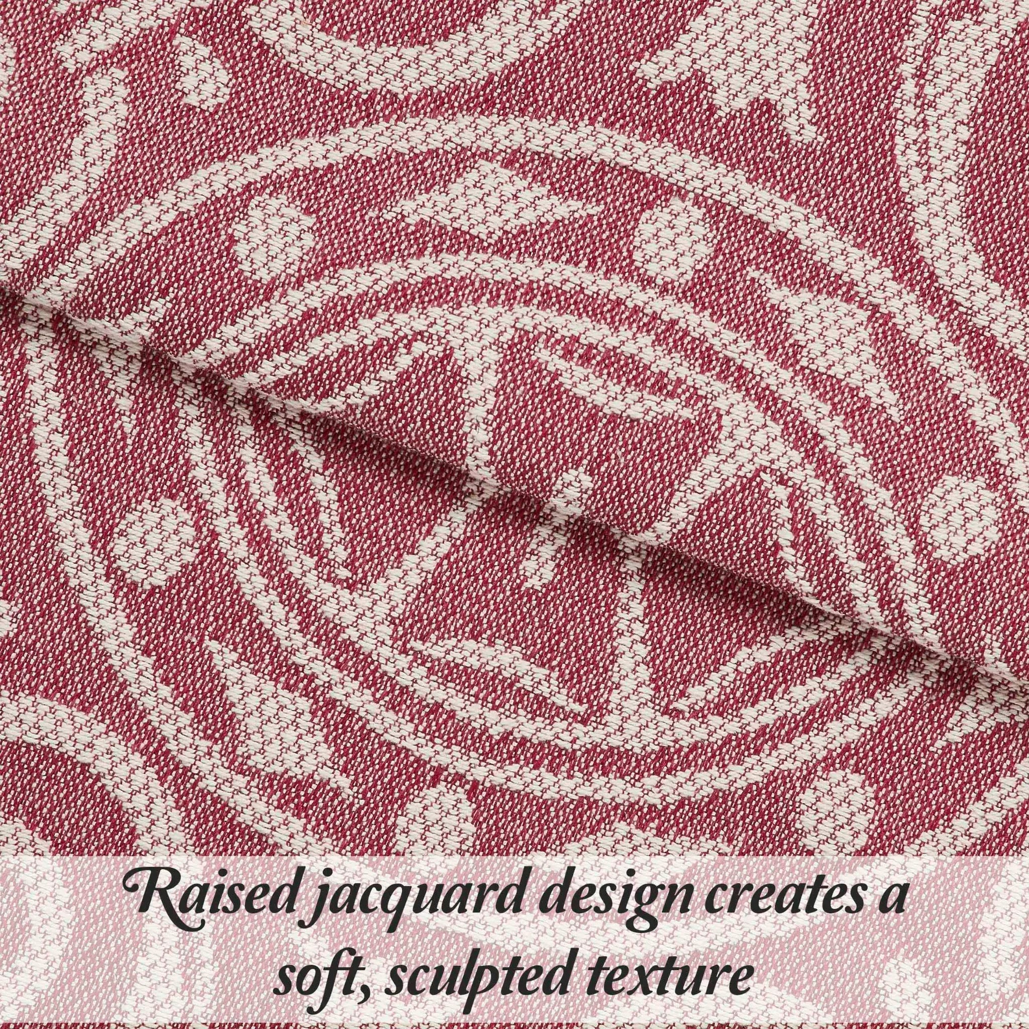 Lightweight Cotton Blend Oversized King Bedspread Sets Adalie Medallion Jacquard - Bedspread by Superior Brand