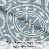 Lightweight Cotton Blend Oversized King Bedspread Sets Adalie Medallion Jacquard - Bedspread by Superior Brand