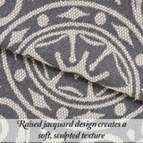 Lightweight Cotton Blend Oversized King Bedspread Sets Adalie Medallion Jacquard - Bedspread by Superior Brand