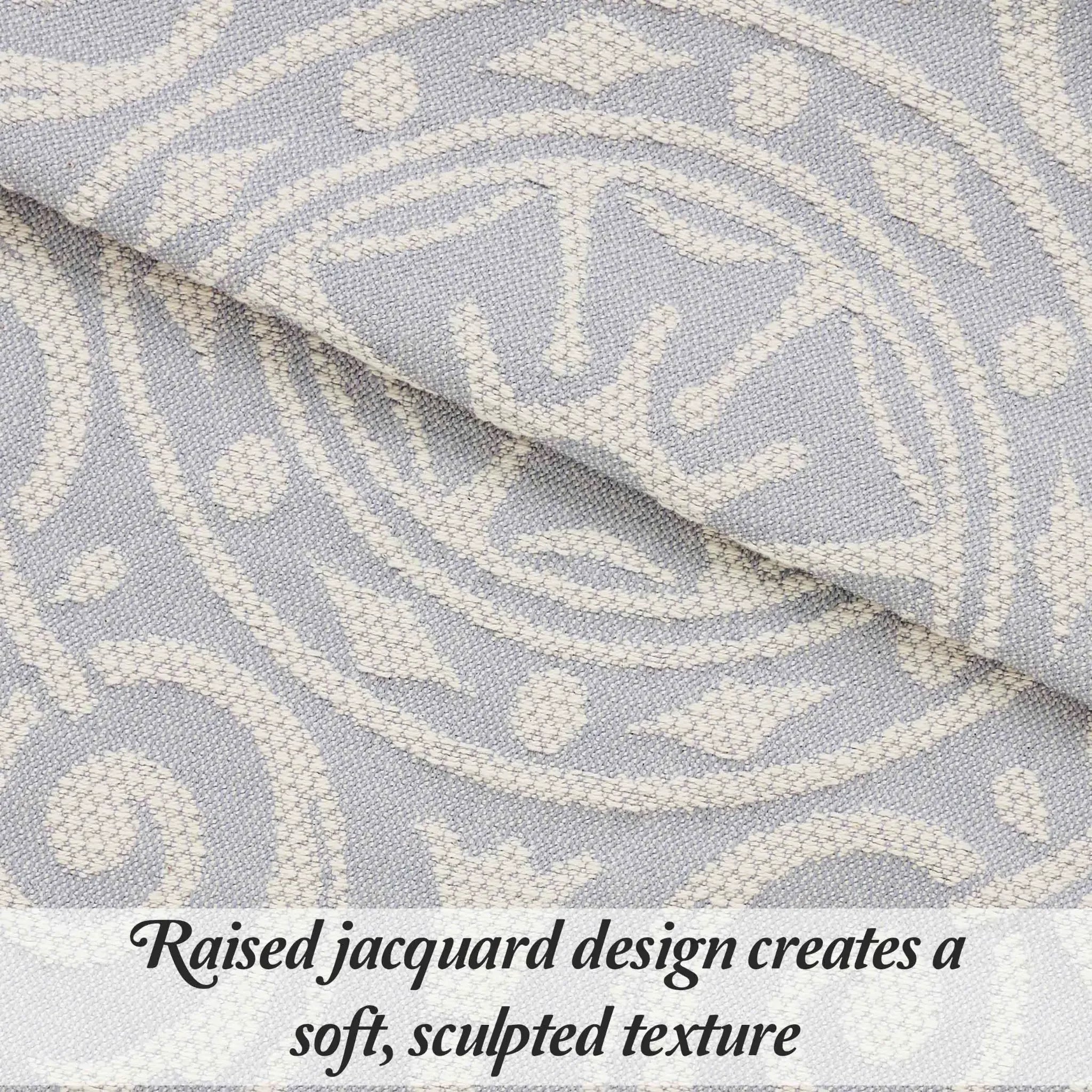 Lightweight Cotton Blend Oversized King Bedspread Sets Adalie Medallion Jacquard - Bedspread by Superior Brand