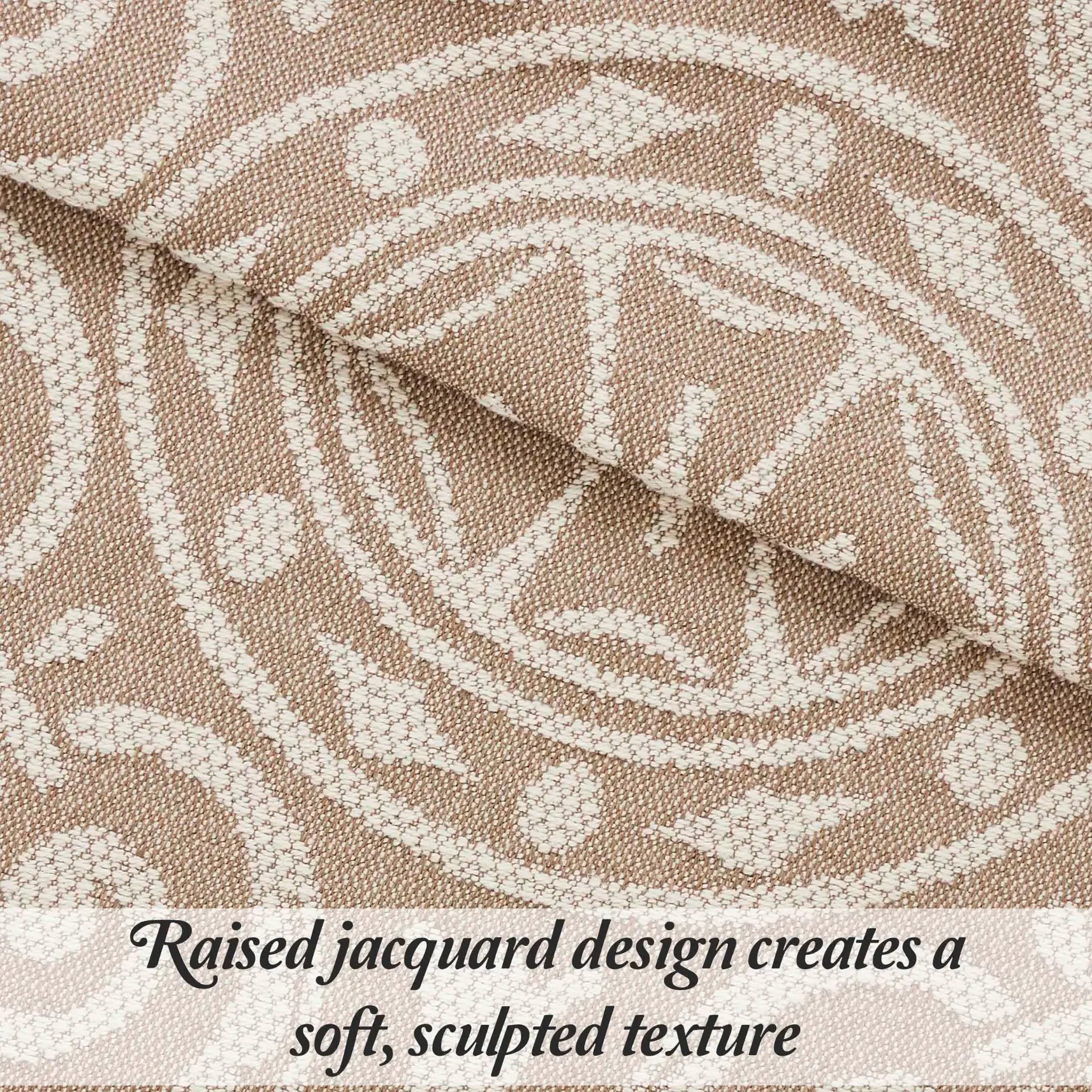 Lightweight Cotton Blend Oversized King Bedspread Sets Adalie Medallion Jacquard - Bedspread by Superior Brand