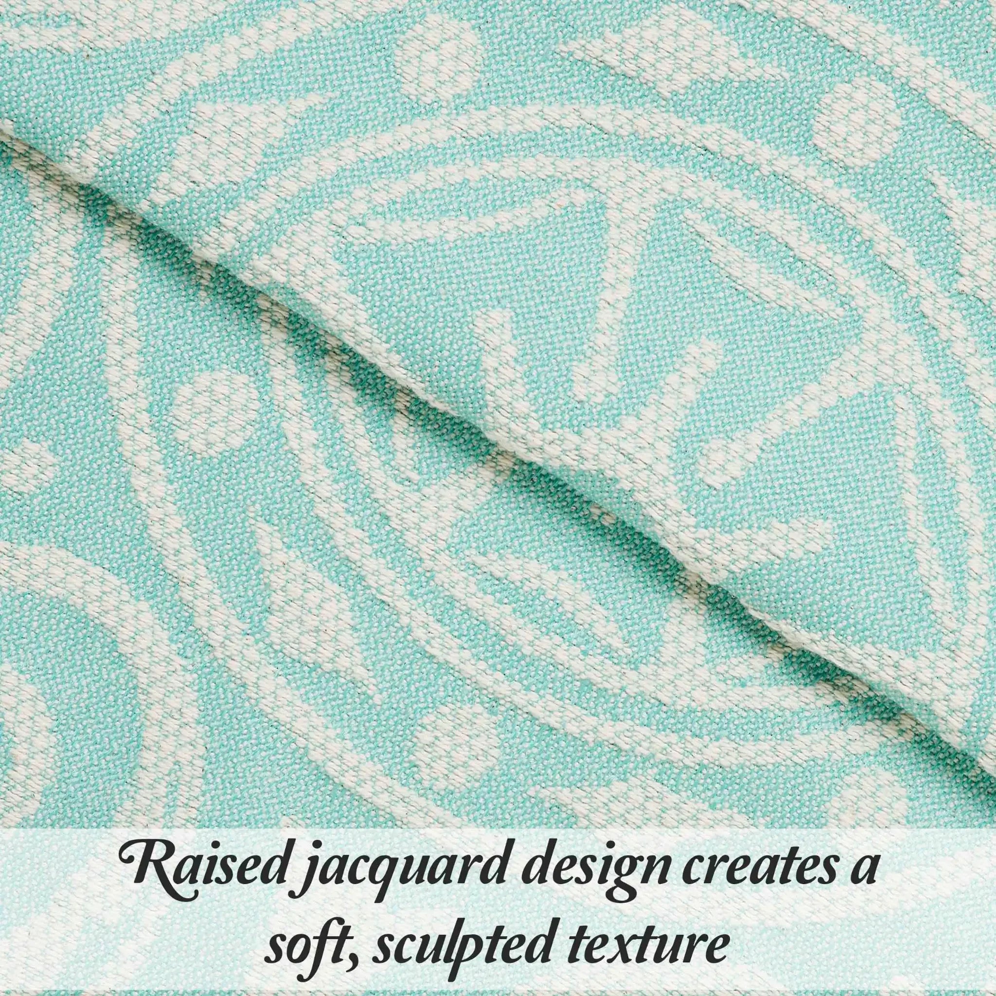 Lightweight Cotton Blend Oversized King Bedspread Sets Adalie Medallion Jacquard - Bedspread by Superior Brand