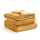 Flannel Fleece Blanket – Alaska Diamond Quilted - Warm and Plush - Blanket by Superior Brand