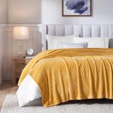 Flannel Fleece Blanket – Alaska Diamond Quilted - Warm and Plush - Blanket by Superior Brand