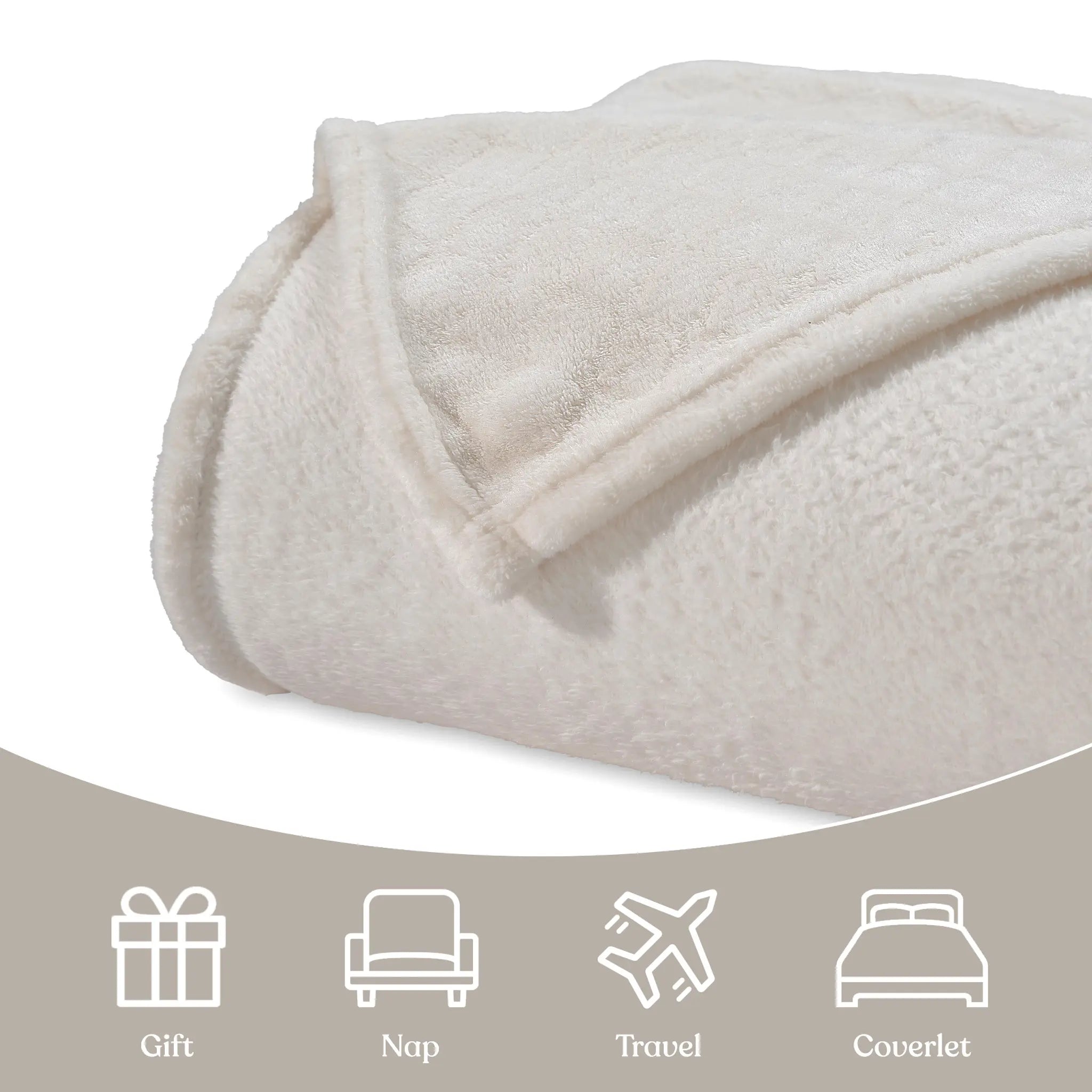 Flannel Fleece Blanket – Alaska Diamond Quilted - Warm and Plush - Blanket by Superior Brand
