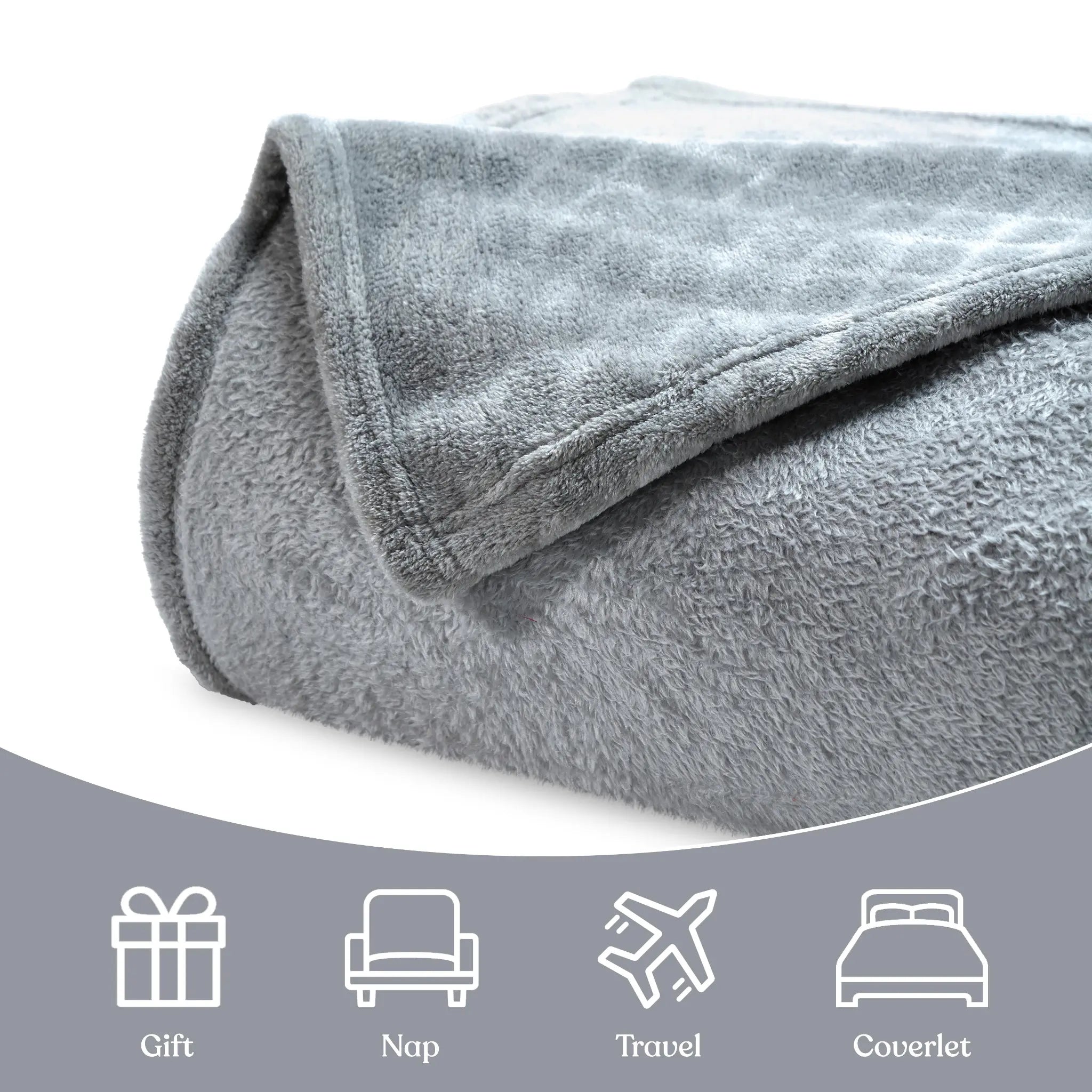 Flannel Fleece Blanket – Alaska Diamond Quilted - Warm and Plush - Blanket by Superior Brand