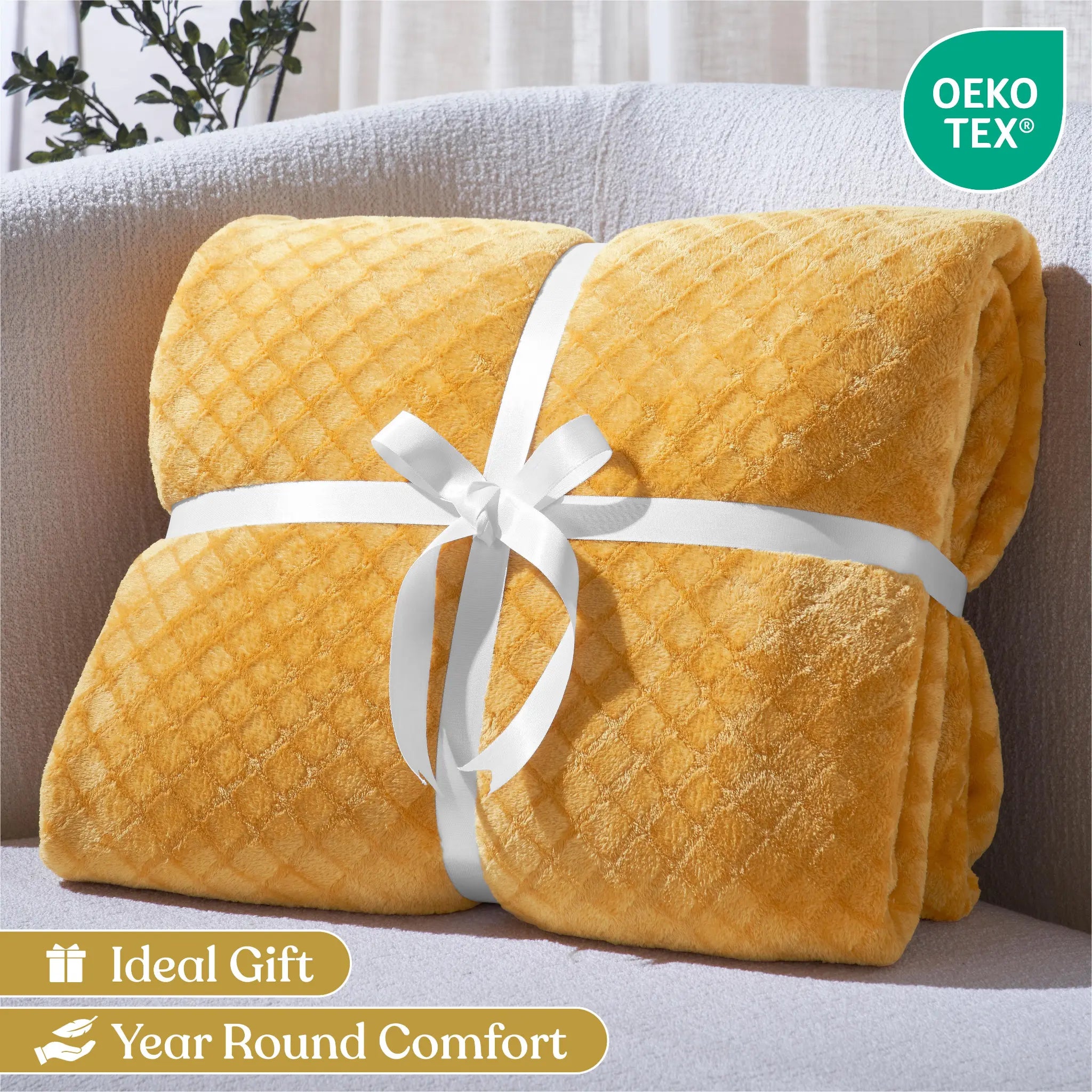 Flannel Fleece Blanket – Alaska Diamond Quilted - Warm and Plush - Blanket by Superior Brand