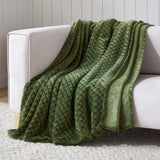 Flannel Fleece Blanket – Alaska Diamond Quilted - Warm and Plush - Blanket by Superior Brand